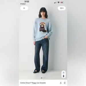 Aritzia Sunday best cotton charm Peggy icon sweater